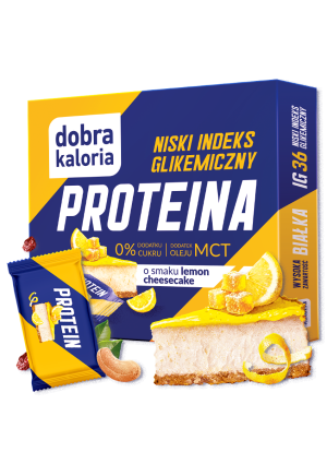 Mini batoniki PROTEIN lemon cheesecake z niskim IG - 102g