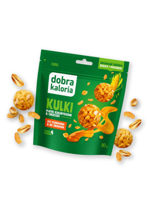 Kulki XL - płatki kukurydziane & orzeszki 80g