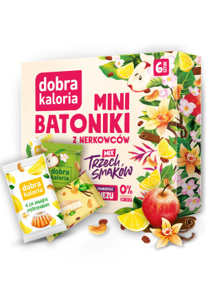 Mini batoniki mix trzech smaków - 102g