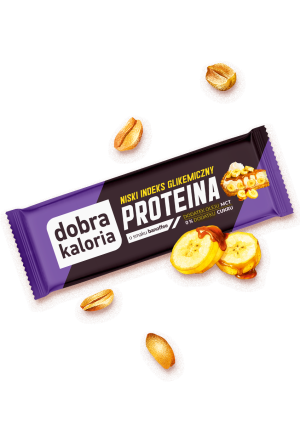Baton PROTEIN banoffee z niskim IG 45g