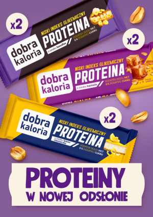 Batony proteinowe z niskim IG 3 smaki