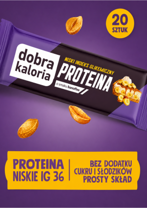 Baton PROTEIN banoffee z niskim IG 20 x 45g