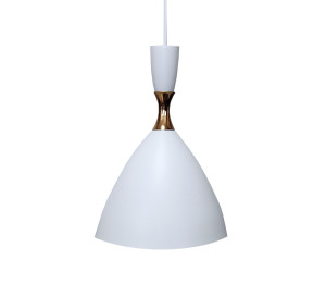 Lampa sufitowa loftowa metalowa wisząca AT1-1SZ-Biała