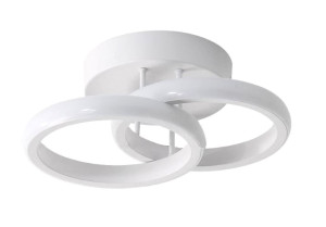 Plafon lampa LED sufitowa okrąg metalowa AT68-2SL-White