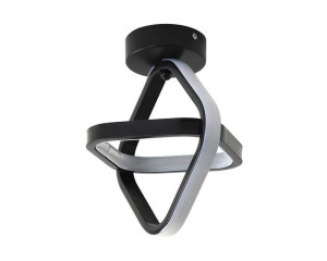 Plafon lampa LED sufitowa geometryczna metalowa AT70-2SL-Black