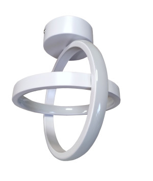 Plafon lampa LED sufitowa geometryczna metalowa AT71-2SL-Biała