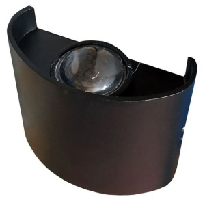 Kinkiet lampa wisząca LED elewacyjny metalowa AT84-1KL-Black