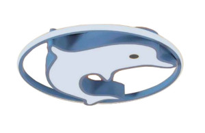 Plafon lampa LED sufitowa AT90-DELFIN NIEBIESKI
