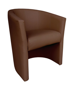 Fotel CLUB tkanina Eco skóra : Kolor tkaniny - EKO-SKÓRA - 3D