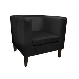 Fotel Monaco tkanina Welur : Kolor nogi - Venge, Kolor tkaniny - VELVET - MG19, Wysokość nogi - 20 cm