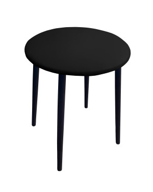 Taboret TRIX stelaż metalowy STOŁEK LOFT : Kolor nogi - Czarna stożek, Kolor tkaniny - EKO-SKÓRA - 1D, Typ tkaniny - Eko-skóra