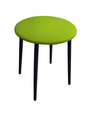Taboret TRIX stelaż metalowy STOŁEK LOFT : Kolor nogi - Czarna stożek, Kolor tkaniny - EKO-SKÓRA - 5D, Typ tkaniny - Eko-skóra