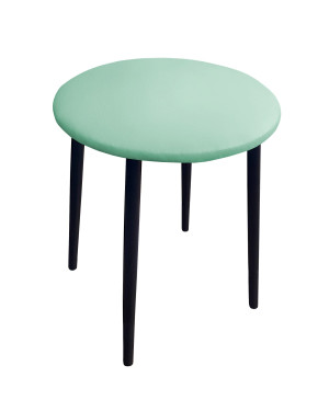 Taboret TRIX stelaż metalowy STOŁEK LOFT : Kolor nogi - Czarna stożek, Kolor tkaniny - EKO-SKÓRA - 7D, Typ tkaniny - Eko-skóra