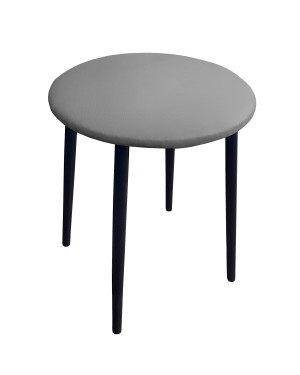 Taboret TRIX stelaż metalowy STOŁEK LOFT : Kolor nogi - Czarna stożek, Kolor tkaniny - EKO-SKÓRA - 22D, Typ tkaniny - Eko-skóra