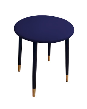 Taboret TRIX stelaż metalowy STOŁEK LOFT : Kolor nogi - Czano-złota stożek, Kolor tkaniny - EKO-SKÓRA - 4D, Typ tkaniny - Eko-skóra