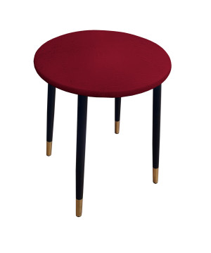 Taboret TRIX stelaż metalowy STOŁEK LOFT : Kolor nogi - Czano-złota stożek, Kolor tkaniny - SKAJ - AL14, Typ tkaniny - Skaj