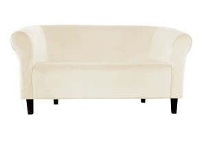 Sofa Milo tkanina Welur : Kolor nogi - Venge, Kolor tkaniny - VELVET - MG50, Typ tkaniny - Velvet, Wysokość nogi - 15 cm