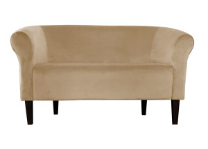 Sofa Milo tkanina Welur : Kolor nogi - Venge, Kolor tkaniny - VELVET - MG06, Typ tkaniny - Velvet, Wysokość nogi - 20 cm