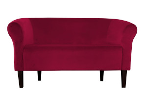 Sofa Milo tkanina Welur : Kolor nogi - Venge, Kolor tkaniny - VELVET - MG31, Typ tkaniny - Velvet, Wysokość nogi - 20 cm