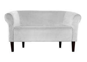 Sofa Milo tkanina Welur : Kolor nogi - Venge, Kolor tkaniny - VELVET - MG39, Typ tkaniny - Velvet, Wysokość nogi - 20 cm