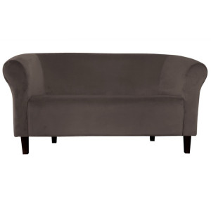 Sofa Milo tkanina Welur : Kolor nogi - Venge, Kolor tkaniny - VELVET - MG05, Typ tkaniny - Velvet, Wysokość nogi - 15 cm