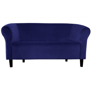 Sofa Milo tkanina Welur : Kolor nogi - Venge, Kolor tkaniny - VELVET - MG16, Typ tkaniny - Velvet, Wysokość nogi - 15 cm