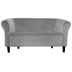 Sofa Milo tkanina Welur : Kolor nogi - Venge, Kolor tkaniny - VELVET - MG17, Typ tkaniny - Velvet, Wysokość nogi - 15 cm