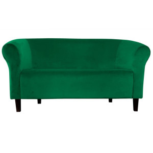 Sofa Milo tkanina Welur : Kolor nogi - Venge, Kolor tkaniny - VELVET - MG25, Typ tkaniny - Velvet, Wysokość nogi - 15 cm