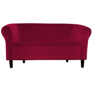 Sofa Milo tkanina Welur : Kolor nogi - Venge, Kolor tkaniny - VELVET - MG31, Typ tkaniny - Velvet, Wysokość nogi - 15 cm