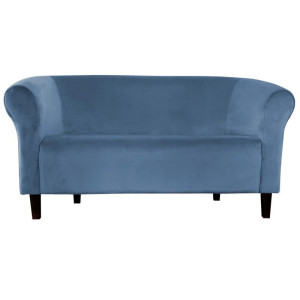 Sofa Milo tkanina Welur : Kolor nogi - Venge, Kolor tkaniny - VELVET - MG33, Typ tkaniny - Velvet, Wysokość nogi - 15 cm