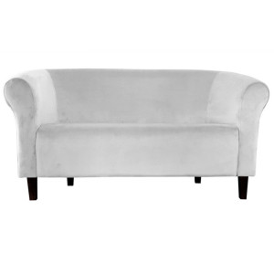 Sofa Milo tkanina Welur : Kolor nogi - Venge, Kolor tkaniny - VELVET - MG39, Typ tkaniny - Velvet, Wysokość nogi - 15 cm