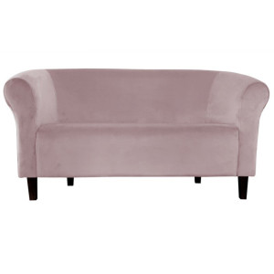 Sofa Milo tkanina Welur : Kolor nogi - Venge, Kolor tkaniny - VELVET - MG55, Typ tkaniny - Velvet, Wysokość nogi - 15 cm