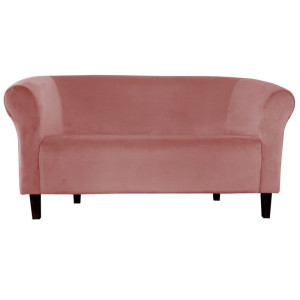 Sofa Milo tkanina Welur : Kolor nogi - Venge, Kolor tkaniny - VELVET - MG58, Typ tkaniny - Velvet, Wysokość nogi - 15 cm