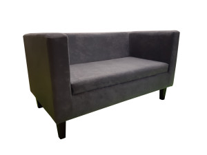 Sofa Monaco : Kolor nogi - Venge, Kolor tkaniny - 17 MIKROFAZA, Typ tkaniny - Mikrofaza, Wysokość nogi - 15 cm