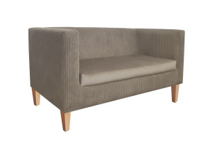 Sofa Monaco : Kolor nogi - Drewno, Kolor tkaniny - Paros2/Poso2, Typ tkaniny - Kronos/Poso, Wysokość nogi - 20 cm
