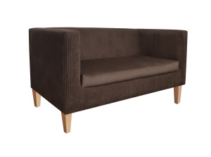 Sofa Monaco : Kolor nogi - Drewno, Kolor tkaniny - Kronos6/Poso6, Typ tkaniny - Kronos/Poso, Wysokość nogi - 15 cm