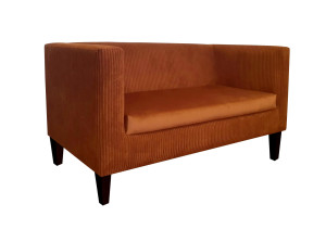 Sofa Monaco : Kolor nogi - Venge, Kolor tkaniny - Kronos40/Poso40, Typ tkaniny - Kronos/Poso, Wysokość nogi - 15 cm