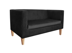 Sofa Monaco : Kolor nogi - Drewno, Kolor tkaniny - Kronos7/Poso135, Typ tkaniny - Kronos/Poso, Wysokość nogi - 20 cm