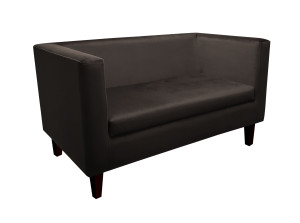 Sofa Monaco : Kolor nogi - Venge, Kolor tkaniny - VELVET - MG05, Typ tkaniny - Velvet, Wysokość nogi - 15 cm