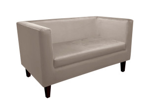 Sofa Monaco : Kolor nogi - Venge, Kolor tkaniny - VELVET - MG09, Typ tkaniny - Velvet, Wysokość nogi - 20 cm