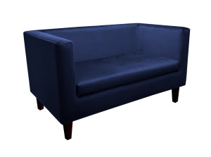 Sofa Monaco : Kolor nogi - Venge, Kolor tkaniny - VELVET - MG16, Typ tkaniny - Velvet, Wysokość nogi - 20 cm