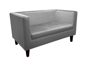 Sofa Monaco : Kolor nogi - Venge, Kolor tkaniny - VELVET - MG17, Typ tkaniny - Velvet, Wysokość nogi - 20 cm