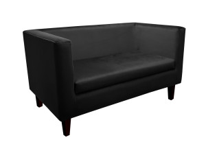 Sofa Monaco : Kolor nogi - Venge, Kolor tkaniny - VELVET - MG19, Typ tkaniny - Velvet, Wysokość nogi - 20 cm