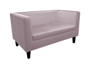 Sofa Monaco : Kolor nogi - Venge, Kolor tkaniny - VELVET - MG55, Typ tkaniny - Velvet, Wysokość nogi - 20 cm