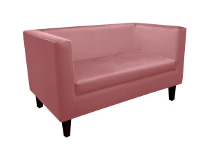 Sofa Monaco : Kolor nogi - Venge, Kolor tkaniny - VELVET - MG58, Typ tkaniny - Velvet, Wysokość nogi - 20 cm