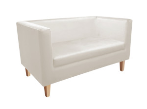 Sofa Monaco : Kolor nogi - Drewno, Kolor tkaniny - VELVET - MG50, Typ tkaniny - Velvet, Wysokość nogi - 15 cm