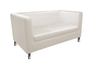 Sofa Monaco : Kolor nogi - Chrom, Kolor tkaniny - VELVET - MG50, Typ tkaniny - Velvet, Wysokość nogi - 15 cm