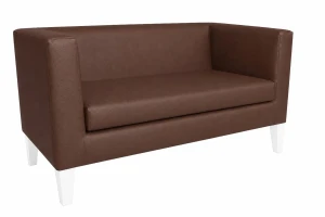 Sofa Monaco : Kolor nogi - Biała, Kolor tkaniny - EKO-SKÓRA - 3D, Typ tkaniny - Eko-skóra , Wysokość nogi - 20 cm