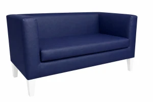 Sofa Monaco : Kolor nogi - Biała, Kolor tkaniny - EKO-SKÓRA - 4D, Typ tkaniny - Eko-skóra , Wysokość nogi - 20 cm