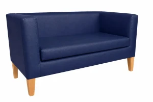 Sofa Monaco : Kolor nogi - Drewno, Kolor tkaniny - EKO-SKÓRA - 4D, Typ tkaniny - Eko-skóra , Wysokość nogi - 20 cm